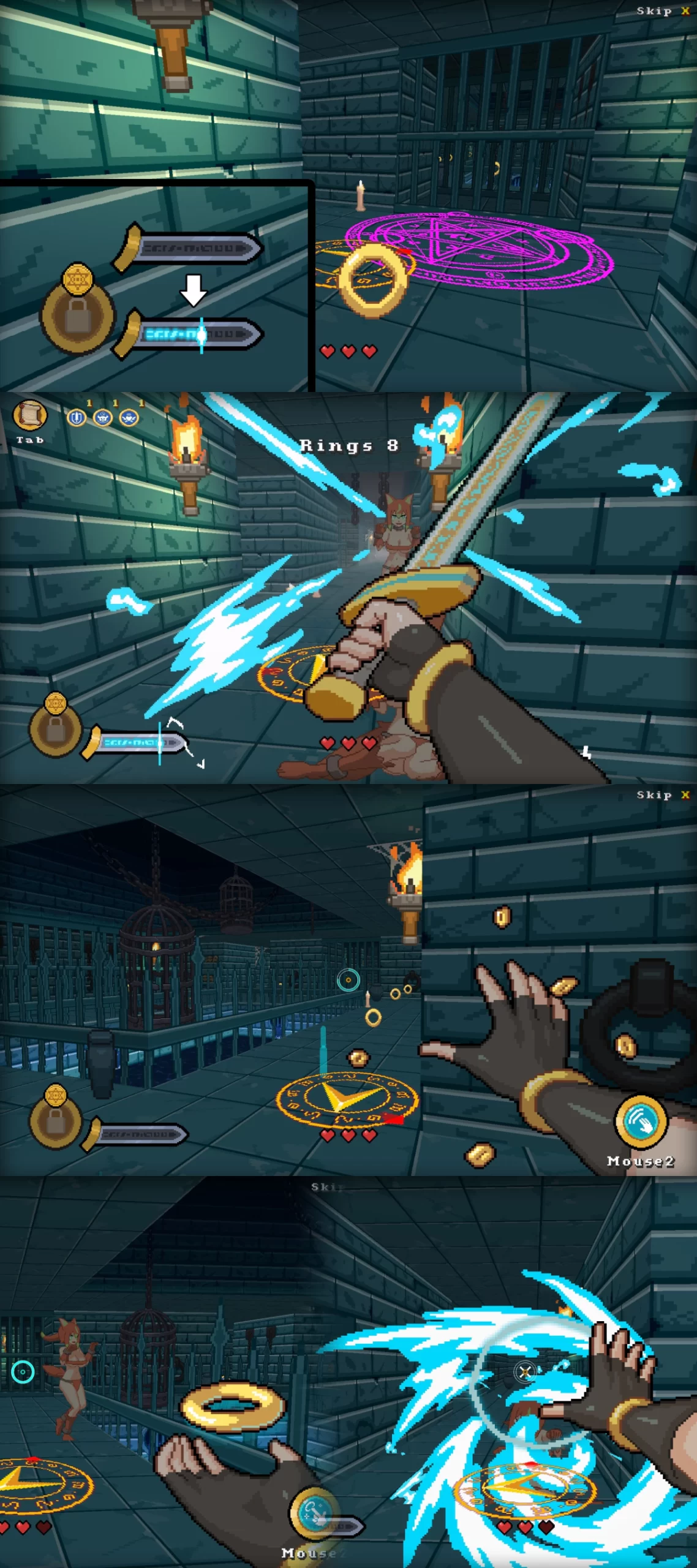 [强烈推荐/像素/逆奸/魔物娘/异种奸/动态/无修] Nakara [生肉/全CG/度盘/P盘] 游戏 第7张