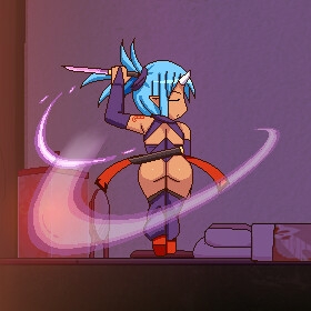 [推荐/像素/横版闯关/忍者/动态/有CV] 奸忍 -臀姬篇- [生肉/度盘/P盘] 游戏 第2张