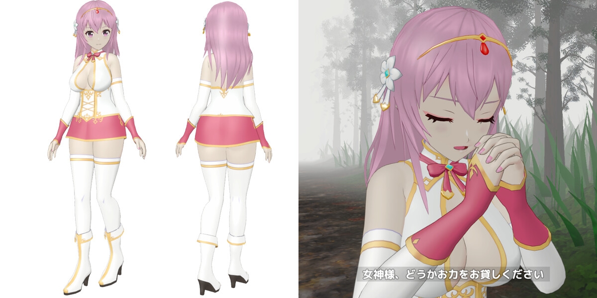 [推荐/3D/战斗H/触手/异种奸/动态] 圣女与淫魔的堕落时刻 [官中/度盘/P盘] 游戏 第2张