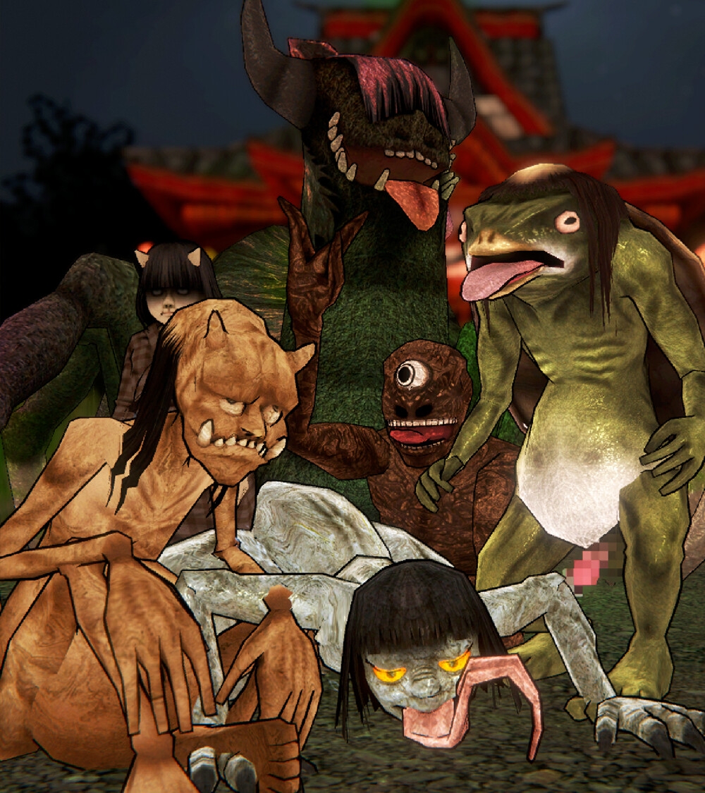 【神作/异种奸/怀孕/出产/步兵】浮世幻想缘日〜神使双子被百鬼夜行侵犯但依然坚强面对的夏季庙会的故事〜官中版+存档+去码补丁 [1+3.1g][度盘] ACT 第3张