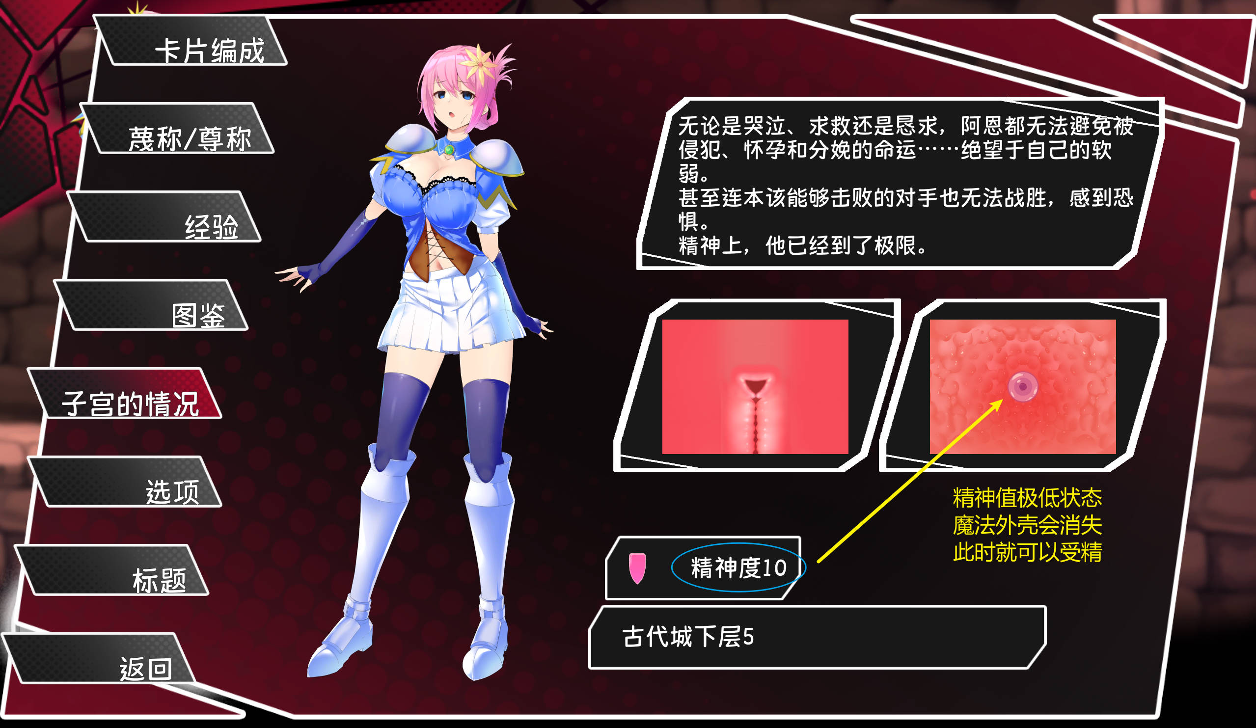 【神作/异种奸/怀孕/分娩】圣骑士阿恩与魔孕咒印～Another No Tears～ Ver1.0.10官中版+全CG存档 [1+4.37G][度盘] ACT 第27张