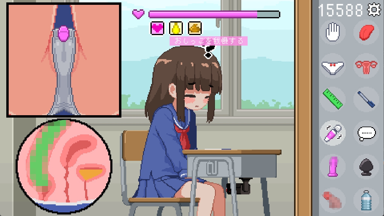 [推荐/触摸/像素/玩具/自慰/动态] 课椅下的隐秘时光 [官中/全CG/度盘/P盘] 游戏 第4张