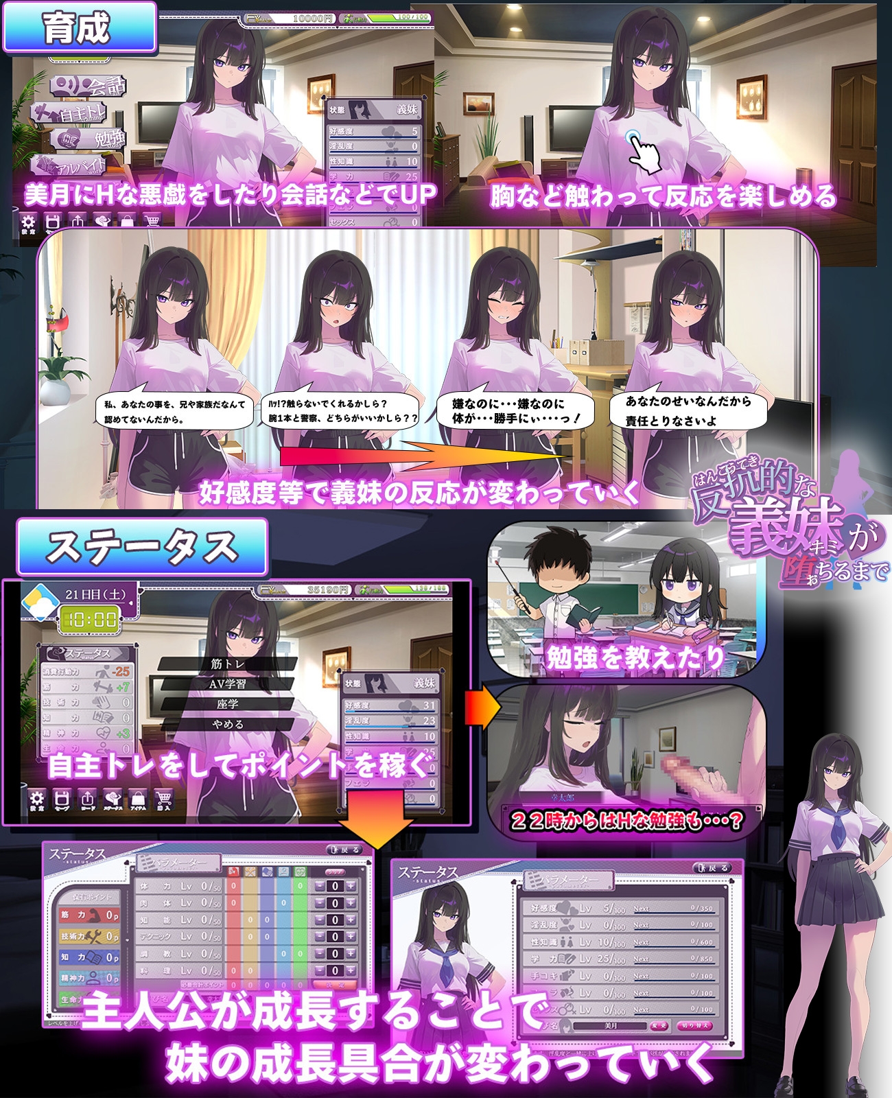 [推荐/触摸/调教/堕落/义妹/动态] 把那个傲娇义妹…彻底驯服到沦陷为止 [生肉/全CG/度盘/P盘] 游戏 第5张