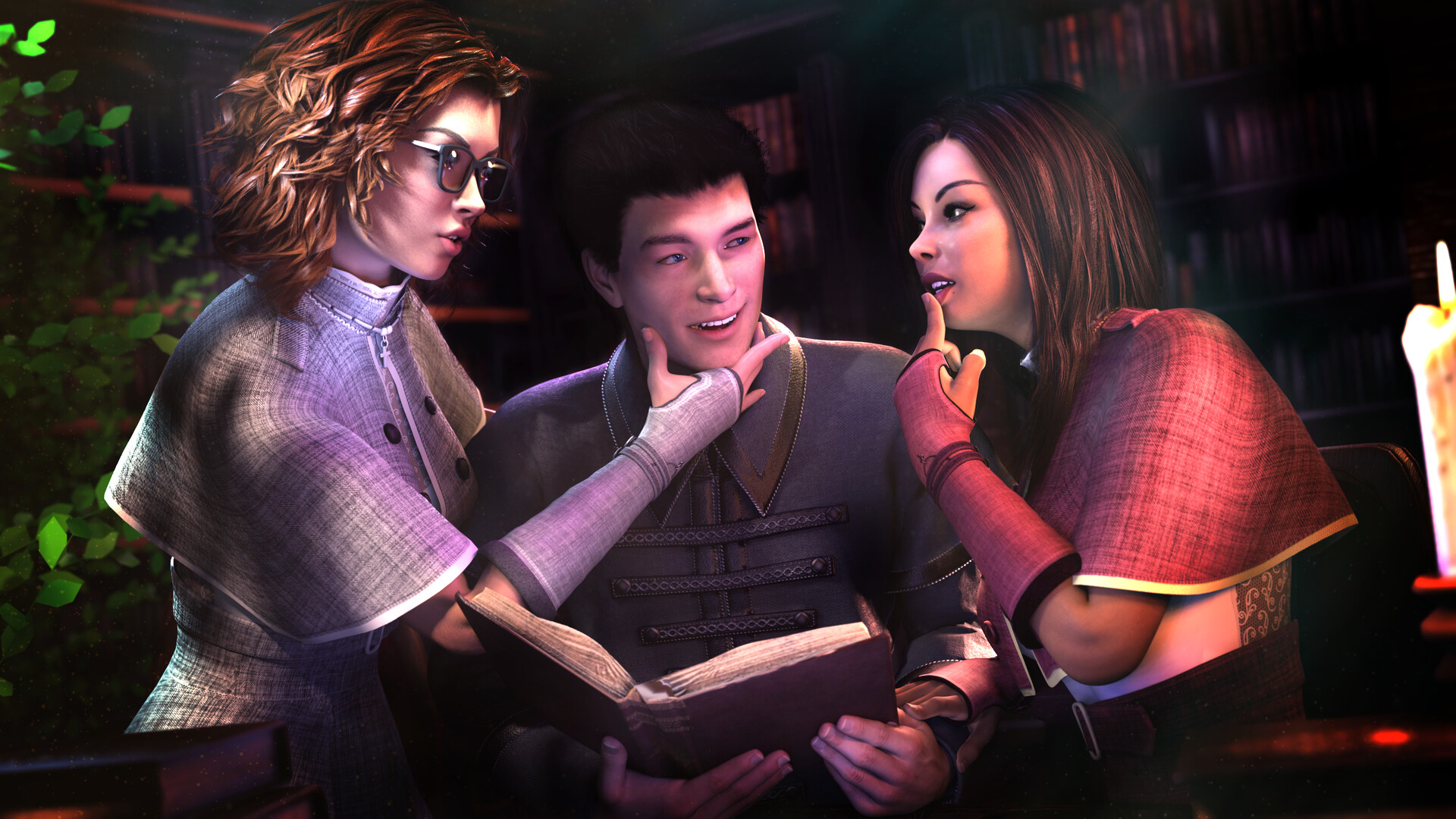 [推荐/3D/魔法/后宫/动态/无修] Sex Wishes 🔮 [官中/度盘/P盘] 游戏 第11张