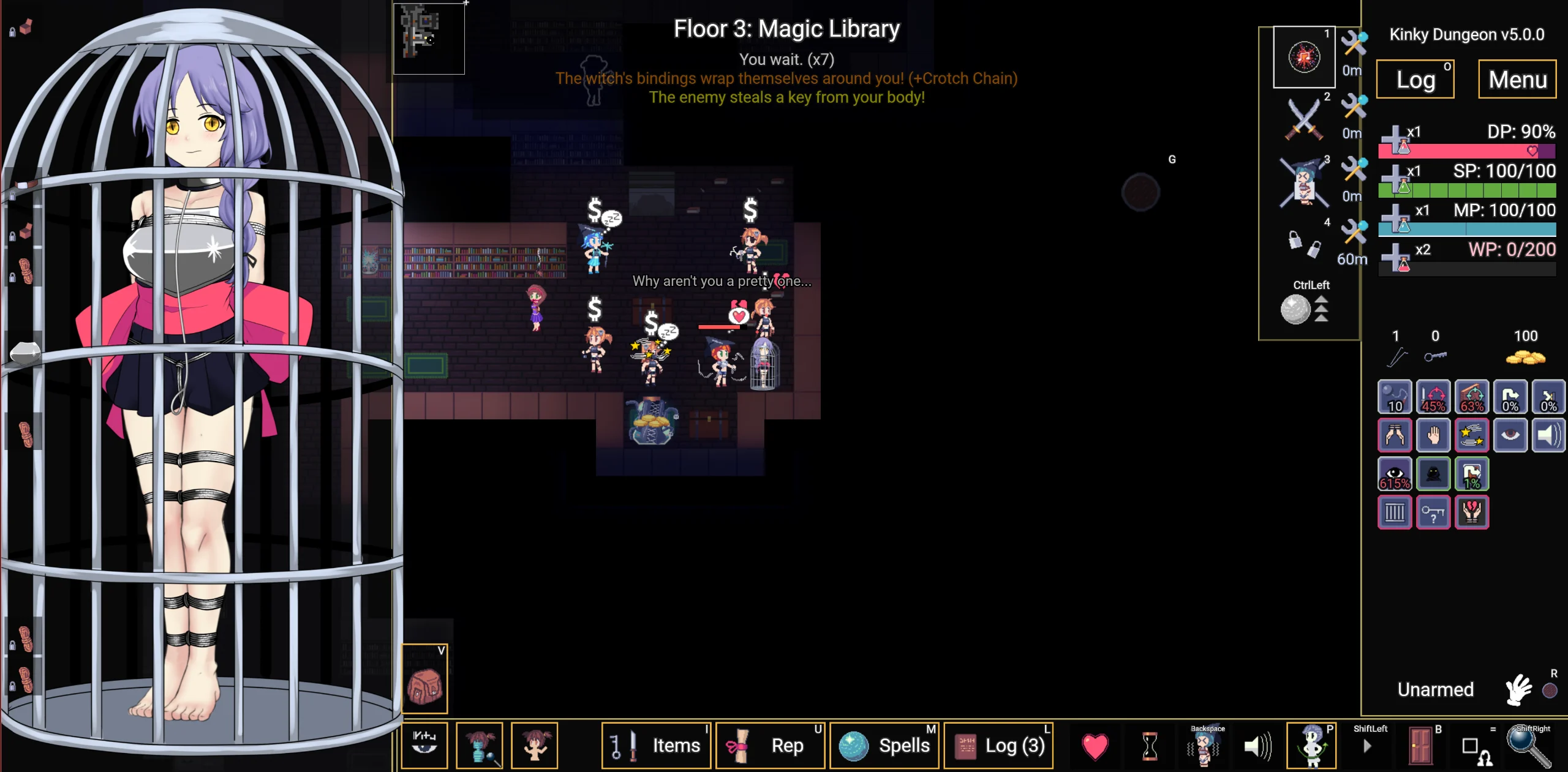 [RPG/官中]变态的地牢 Kinky Dungeon v5.5.0 RPG 第4张