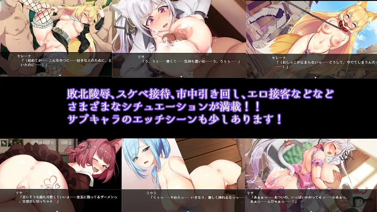 [双端RPG/官中/NTR]兽耳少女才不会背叛呢v1.03+cg存档 獣耳乙女は裏切らない RPG 第5张